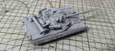3d Printed 1/72/87 T-80ue1 Main Battle Tank Unpainted Kit